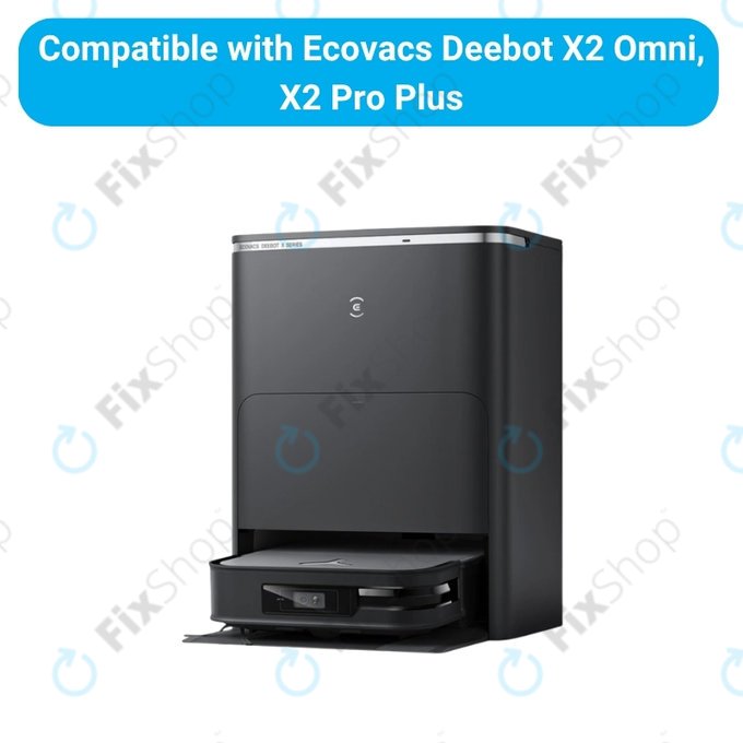 Komplet nadomestnih delov za Ecovacs Deebot X2 Omni (1x Glavna krtača, 2x Filter, 2x Stranska krtača)