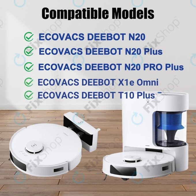 HEPA filter, 2 kos za Ecovacs Deebot N20, N20 Plus, N20 Pro Plus