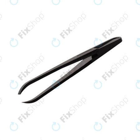 Plastična antistatična pinceta s tanko ukrivljeno konico