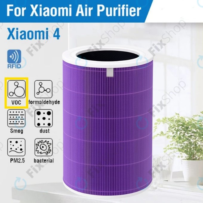 Xiaomi Mi Mijia Air Purifier 4 - HEPA filter (Protizapahni) (Vijolična)