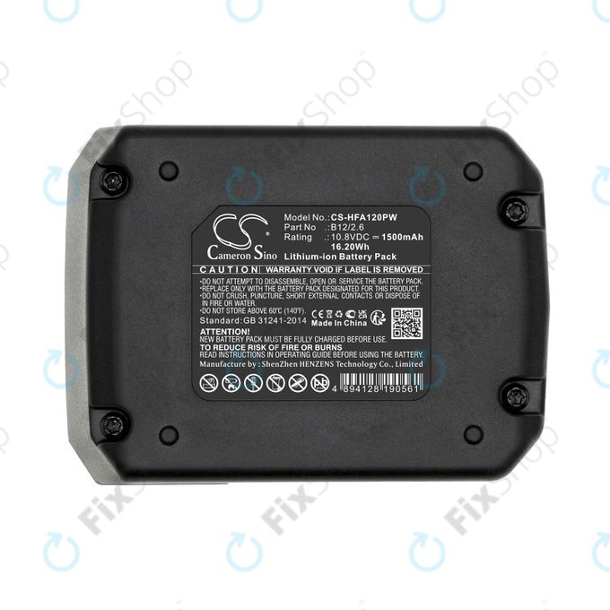 Baterija za Hilti PR 2-HS A12, 1500mAh, Li-Ion, 10.8V, B12/2.6, B12/4.0, 2077977, HQ