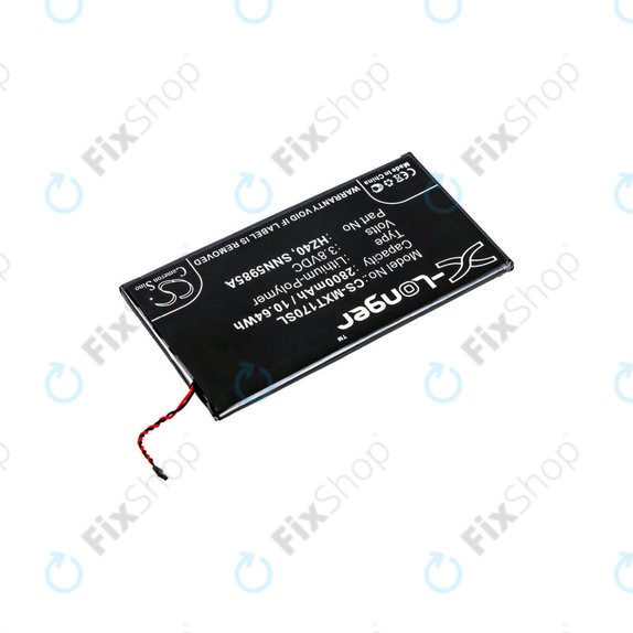 Baterija za Motorola Moto Z2 Play XT1710-09, 2800mAh, Li-Pol, 3.8 V, HZ40, HQ