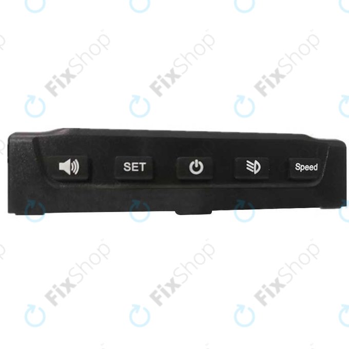 Kugoo S1, S1 Pro, S2, S3 - Komplet armaturne plošče (plastični pokrov zaslona, ročica za plin, zavore, pokrov LED luči)