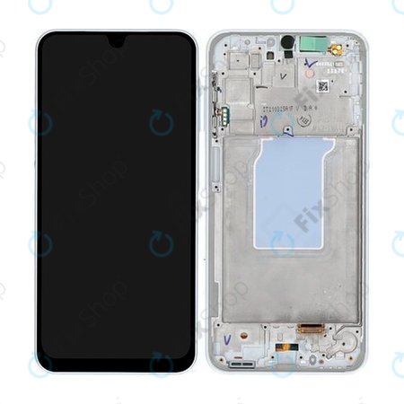 Samsung Galaxy A26 A266E - LCD zaslon + steklo na dotik + okvir (White) - GH82-37049B Genuine Service Pack
