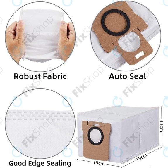 Vrečka za sesalnik, 2 kos za Xiaomi Robot Vacuum X20 Max, X20 Pro