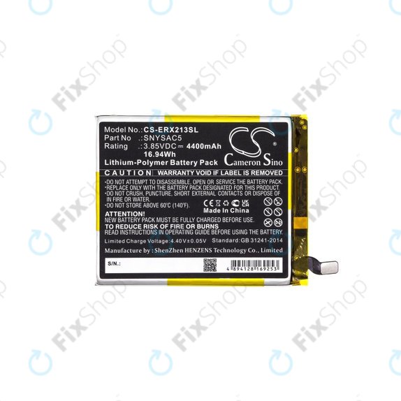 Baterija za Sony Xperia 10 III, 4400mAh, Li-Pol, 3.85 V, SNYSAC5, HQ