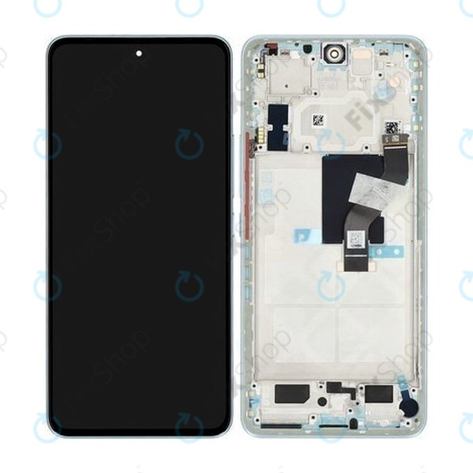 Xiaomi 12 Lite 2203129G - LCD zaslon + steklo na dotik + okvir (Lite Green) - 56000500L900 Genuine Service Pack