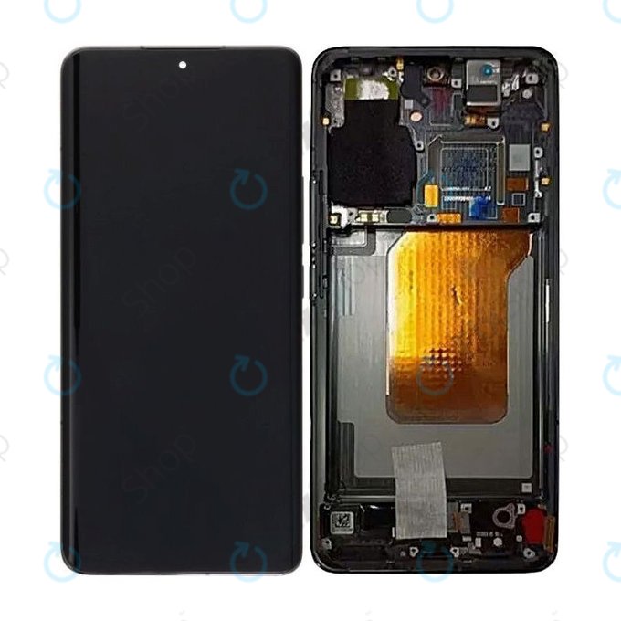 Xiaomi 13 Pro - LCD zaslon + steklo na dotik + okvir (Ceramic Black) - 56000300M200 Genuine Service Pack