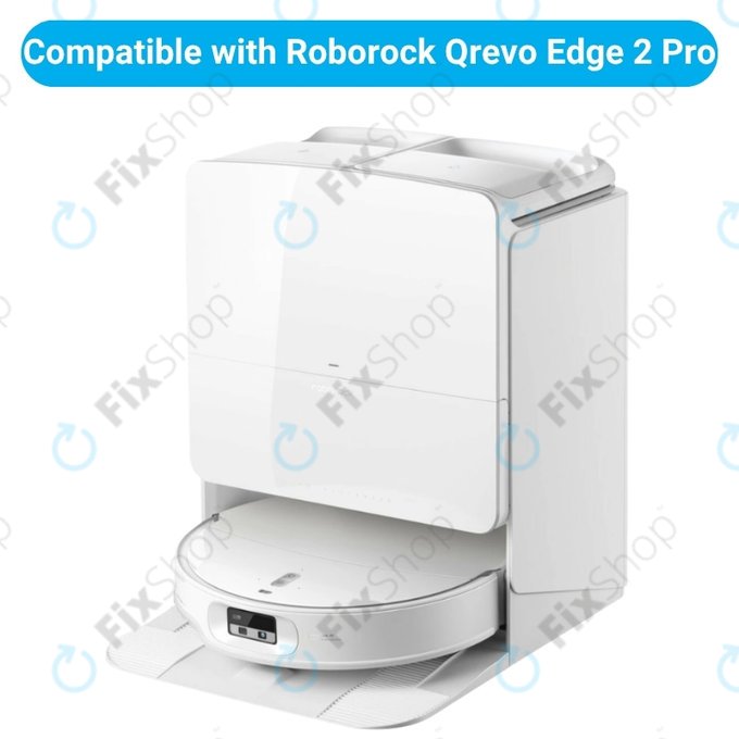 Komplet nadomestnih delov za Roborock Qrevo Edge 2 Pro (1x Glavna krtača, 2x Filter, 2x Stranska krtača, 4x Krpa za brisanje, 2x Vrečka za prah)