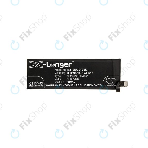Baterija za Xiaomi Mi Note 10 M190F4AG, 5150mAh, Li-Pol, 3.85 V, BM52, HQ