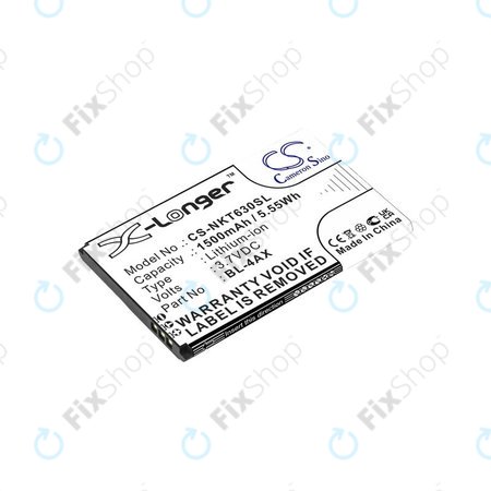 Baterija za Nokia 6300 4G, Nokia 8000 4G, 1500mAh, Li-Ion, 3.7V, BL-4AX, HQ
