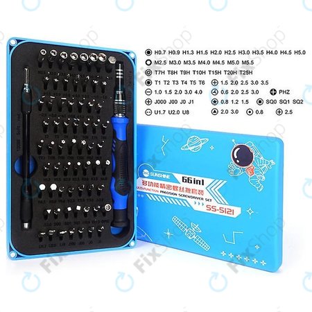 Sunshine SS-5121 - Komplet izvijačev in nastavkov 66v1