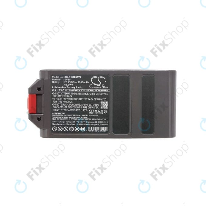 Dyson V12 - Baterija 965470-01 Li-Ion 25.2V 2500mAh HQ