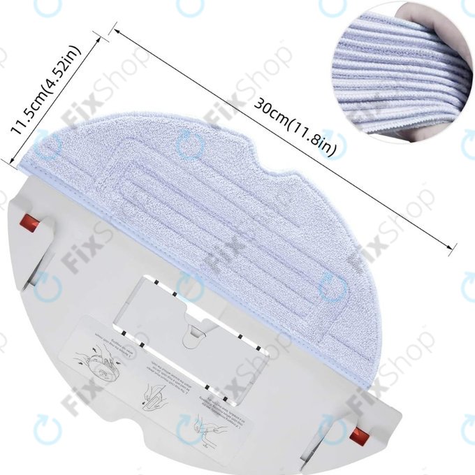 Xiaomi Roborock S7, S7+, S7 MaxV, S7 MaxV Ultra, S7 Pro Ultra, S8, S8+, T7S Plus - Krpa za brisanje (mikrovlakna)