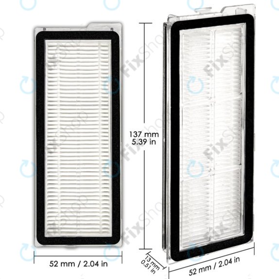 Filter za prah, 2 kos za Xiaomi Roborock QV 35A, QV 35S