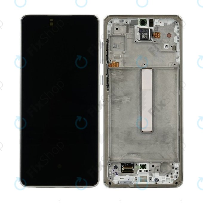 Samsung Galaxy A73 A736 - LCD zaslon + steklo na dotik + okvir (White) OLED