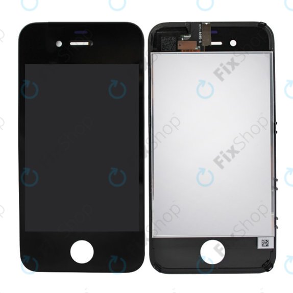 Apple iPhone 4S - LCD zaslon + steklo na dotik + okvir (Black) TFT