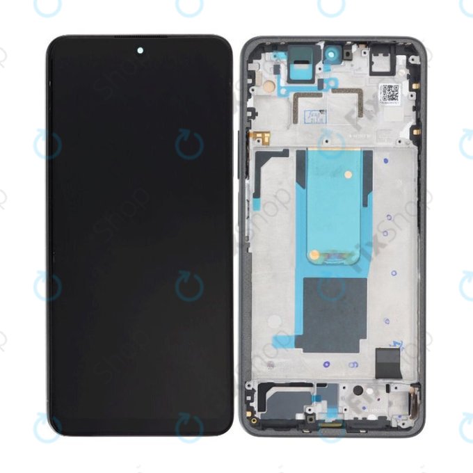 Xiaomi Redmi Note 11 Pro+ 5G 21091116UG - LCD zaslon + steklo na dotik + okvir (Mysterious Black) TFT