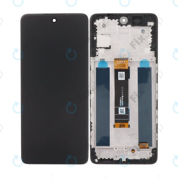 TCL 50 Pro NxtPaper - LCD zaslon + steklo na dotik + okvir (Matte Black) TFT