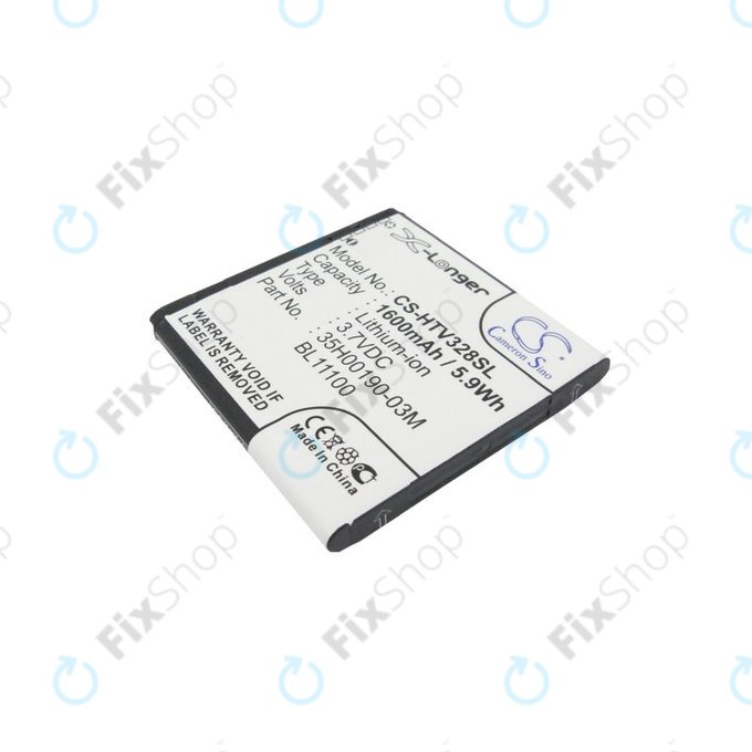 Baterija za HTC Desire X, Desire V, 1600mAh, Li-Ion, 3.7V, 35H00190-03M, HQ