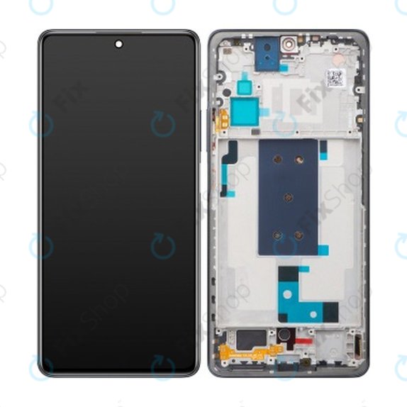 Xiaomi 11T, 11T Pro - LCD zaslon + steklo na dotik + okvir (Moonlight White) TFT