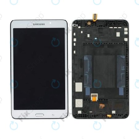 Samsung Galaxy Tab 4 7.0 T230 - LCD zaslon + steklo na dotik + okvir (bel) - GH97-15864B Genuine Service Pack