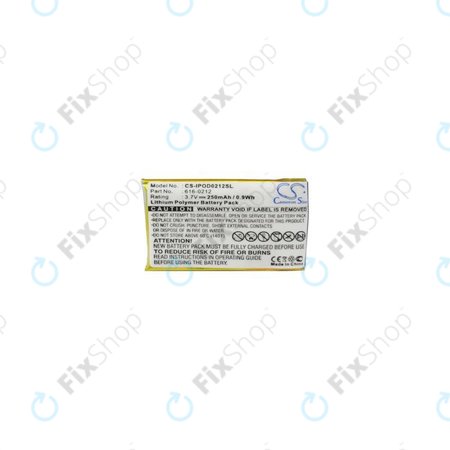 Apple iPod Shuffle (1st Gen) - Baterija 616-0212 250mAh HQ