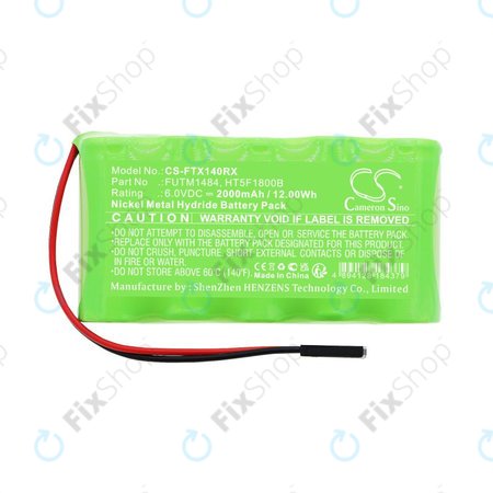 Baterija za Futaba 14SG, 4PKS, 2000mAh, Ni-MH, 6V, FUTM1484, HQ