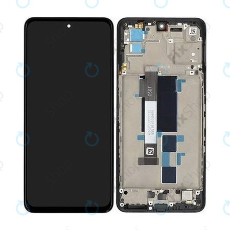 Xiaomi Poco X3 GT 21061110AG - LCD zaslon + steklo na dotik + okvir (Stargaze Black) - 560003K10A00 Genuine Service Pack