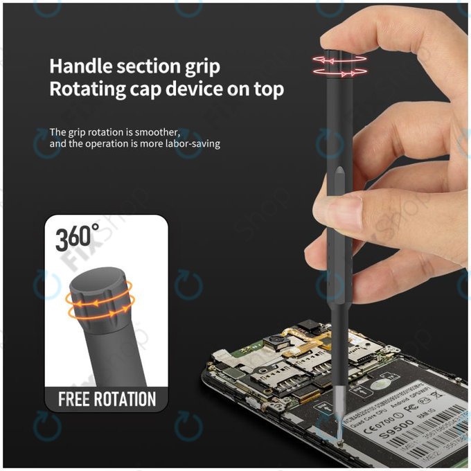 Kingsdun - Komplet natančnih izvijačev in nastavkov 44v1