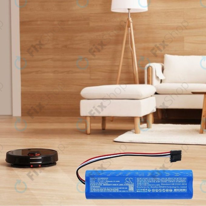 Xiaomi Mi Robot Vacuum Mop Pro (P), 2 (Mijia 2C), Viomi V2 Pro, Proscenic LDS M7 - Baterija STYJ02YM, MH1-4S1P-SC Li-Ion 14.4V 2600mAh HQ