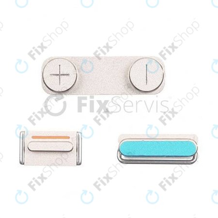 Apple iPhone 5S, SE - Power + Volume + Silent Mode Buttons (Space Gray)