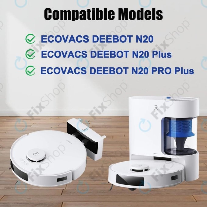 Krpa za brisanje, 2 kos za Ecovacs Deebot N20, N20 Plus, N20 Pro Plus