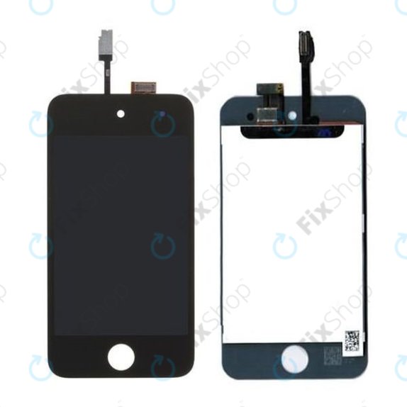 Apple iPod Touch (4th Gen) - LCD zaslon + steklo na dotik + okvir (Black) TFT