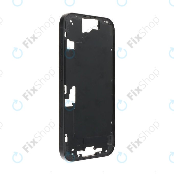 Apple iPhone 16 - Srednji okvir + Gumbi za vklop + Glasnost (Black)