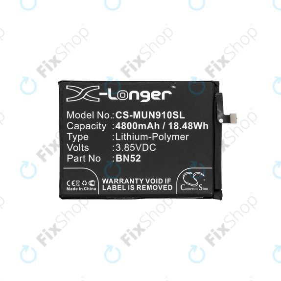 Xiaomi Redmi Note 9 Pro - Baterija BN52 4800mAh HQ