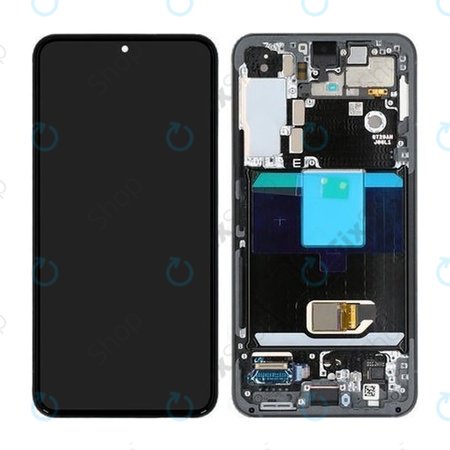 Samsung Galaxy S22 S901B - LCD zaslon + steklo na dotik + okvir (Grey) - GH82-27520E, GH82-27521EGenuine Service Pack