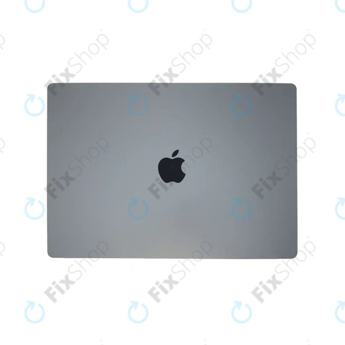 LCD zaslon za MacBook Air 13", A3113 (2024), s sprednjim steklom in pokrovom, Space Gray, 661-40278, Genuine Apple