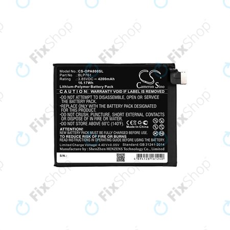 OnePlus 8 - Baterija BLP761 4200mAh HQ