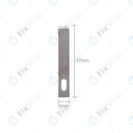 Nadomestna rezila za skalpel - rezilo št. 4 (10 kosov)