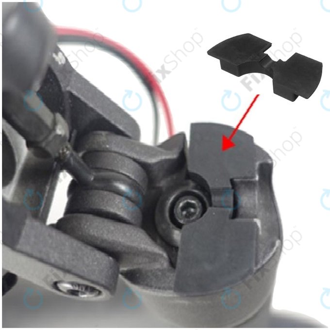 Xiaomi Mi Electric Scooter 1S, 2 M365, Essential, Pro, Pro 2 - Blažilniki vibracij (Black) - 3 kosi