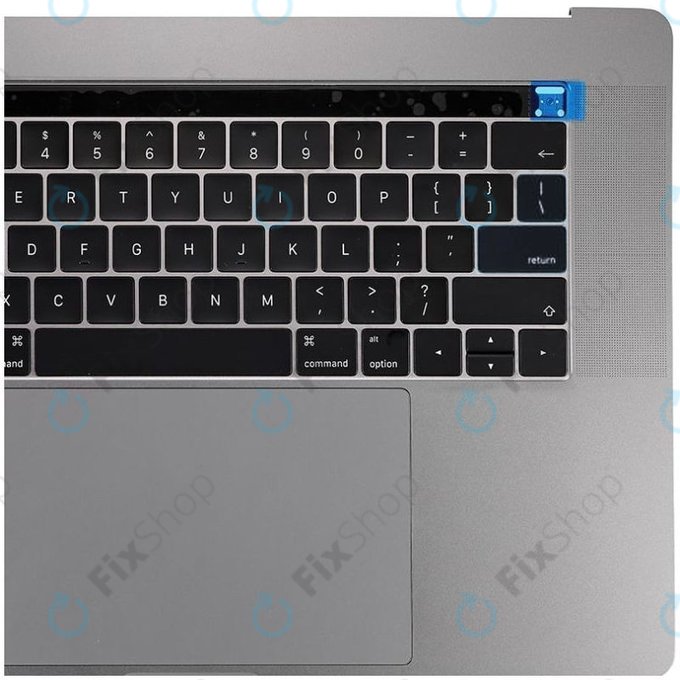 Apple MacBook Pro 15" A1707 (Late 2016 - Mid 2017) - Tipkovnica z zgornjim okvirjem + tipkovnica US + mikrofon + Trackpad + zvočniki (Space Grey)