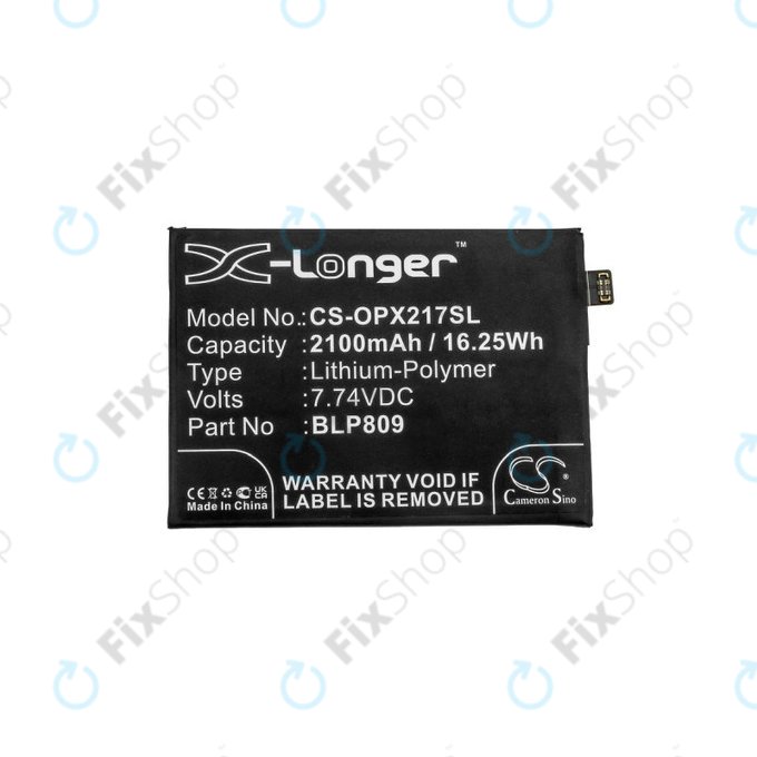 Realme Q2 Pro RMX2173, GT Master 5G RMX3363 - Baterija BLP809 2100mAh HQ