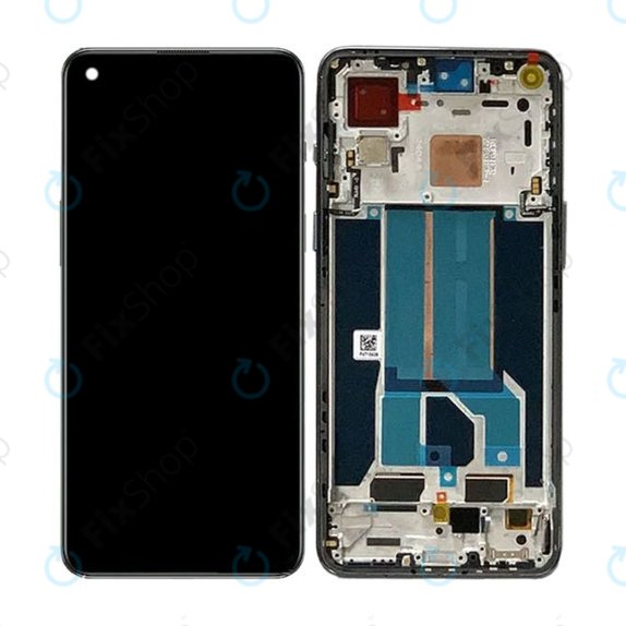 OnePlus Nord 2T CPH2399 CPH2401 - LCD zaslon + steklo na dotik + okvir (Gray Shadow) OLED