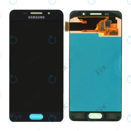 Samsung Galaxy A3 A310F (2016) - LCD zaslon + steklo na dotik (Black) - GH97-18249B, GH97-19803B Genuine Service Pack