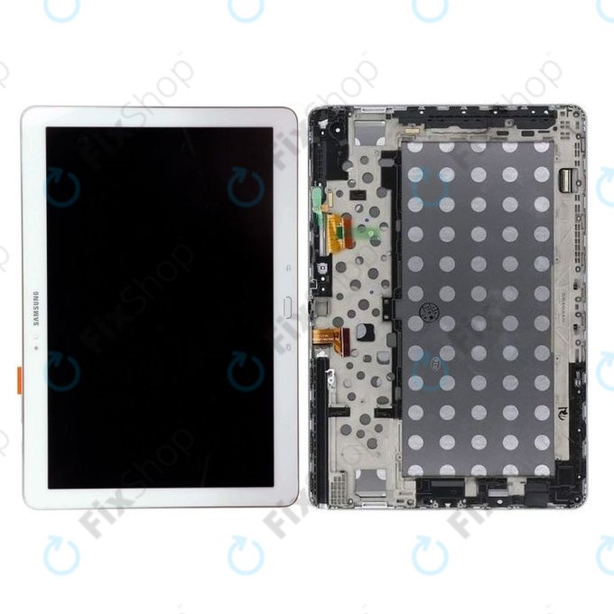 Samsung Galaxy Note Pro 12.2 P900 - LCD zaslon + steklo na dotik + okvir (bel) - GH97-15510B Genuine Service Pack
