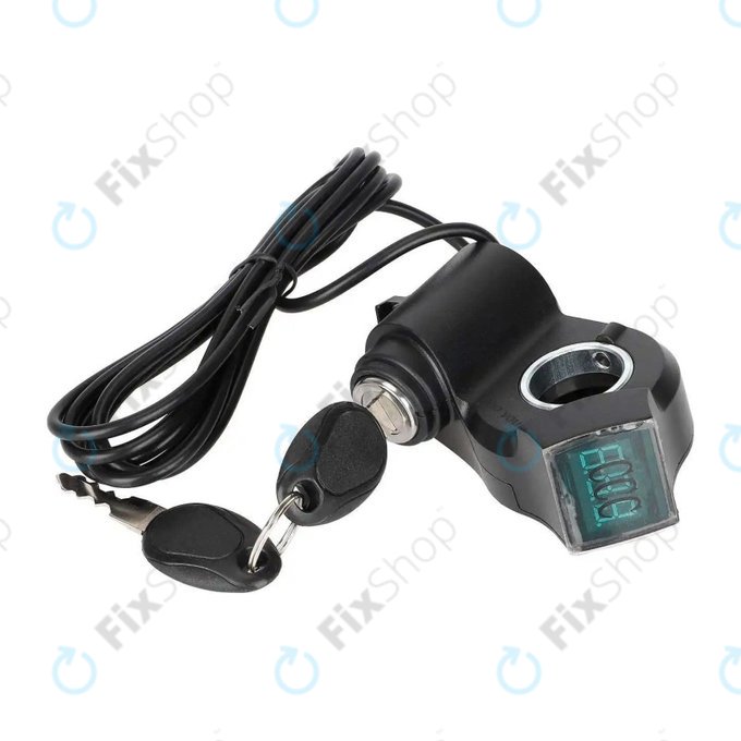 Kugoo Kirin M4, M4 Pro, Speedual, Zero 8X, 10X, MiniWalker, T10-DDM - Vžigalno stikalo z voltmetrom