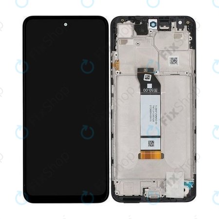 Xiaomi Poco M3 Pro - LCD zaslon + steklo na dotik + okvir (Power Black) - 560002K19P00 Genuine Service Pack