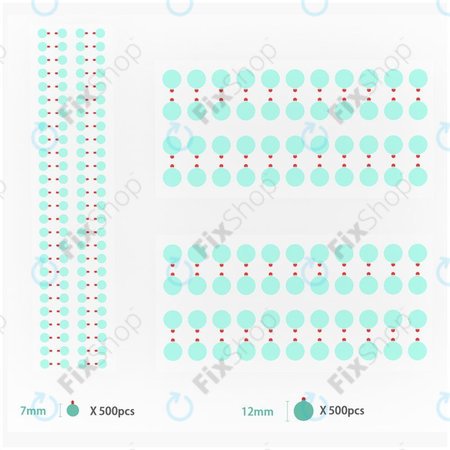2UUL zaščitna nalepka za kamero telefona (1000 kosov)