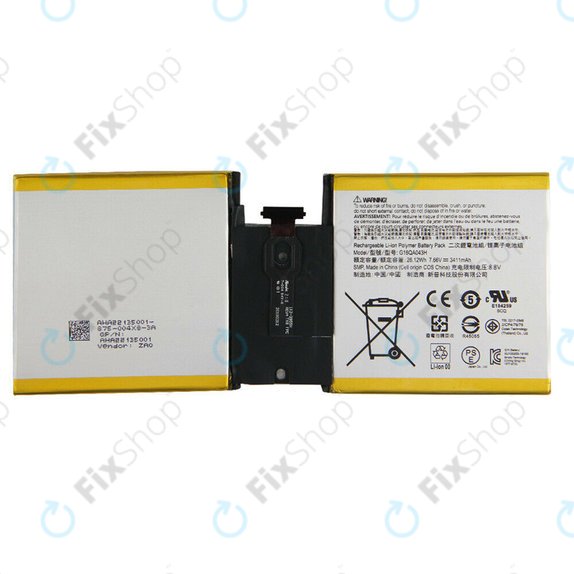 Microsoft Surface Go - Baterija G16QA043H 3411mAh